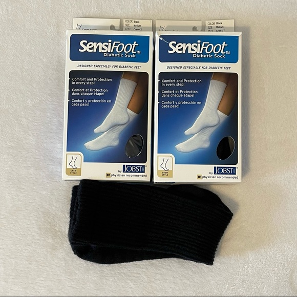 SensiFoot Diabetic Socks - size Medium - Picture 1 of 15